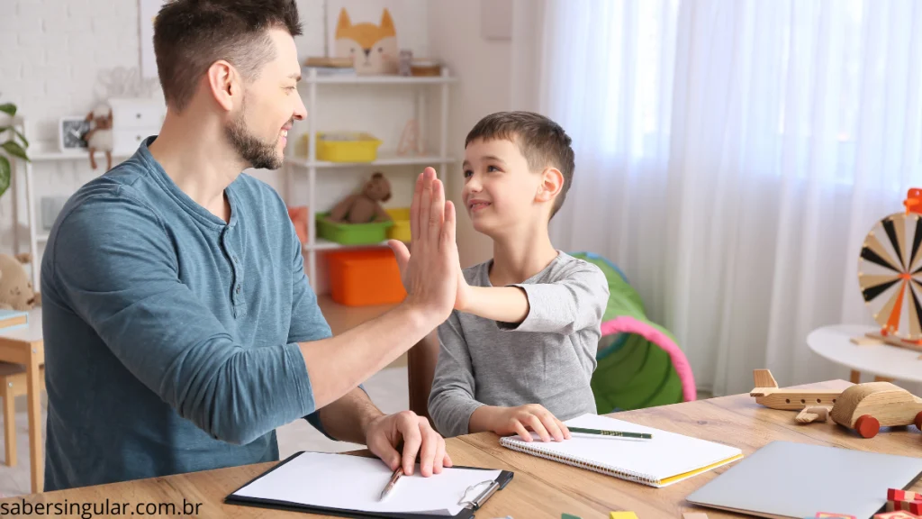 relação entre pais e filhos