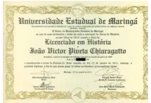 GRADUAÇÃO HISTÓRIA